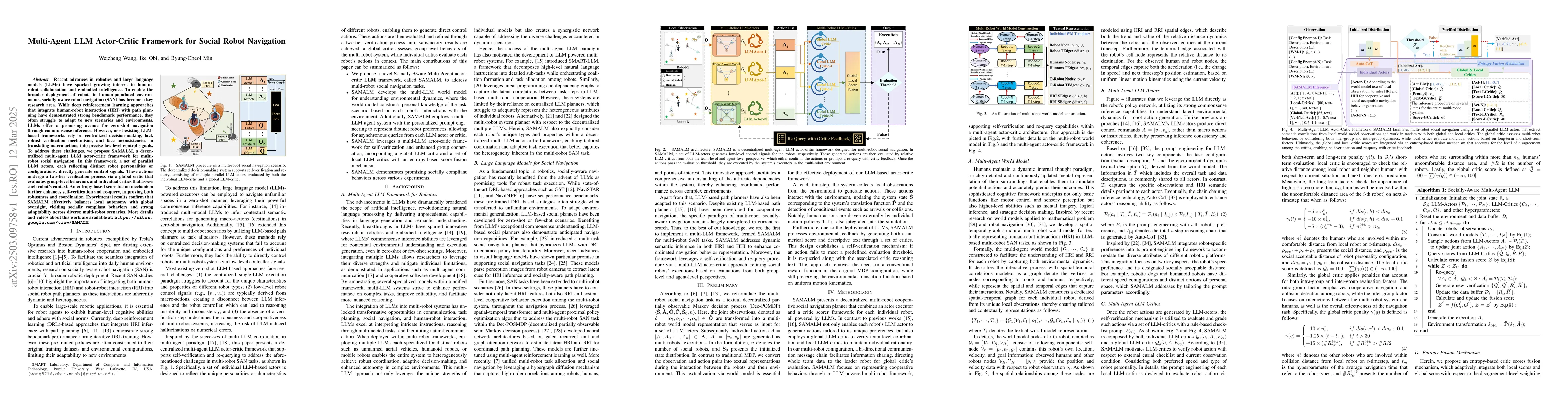 Thumbnail for Multi-Agent LLM Actor-Critic Framework for Social Robot Navigation