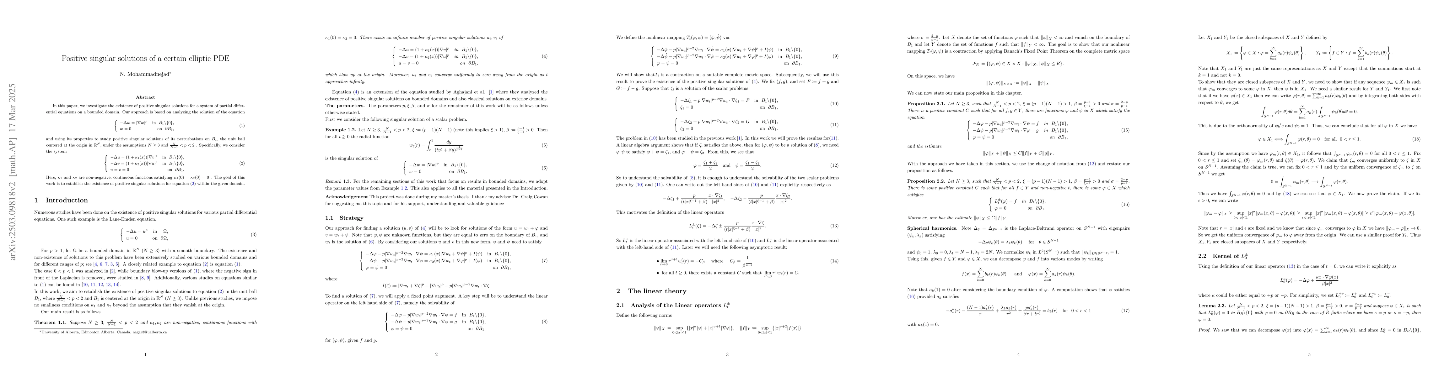 Thumbnail for Positive singular solutions of a certain elliptic PDE