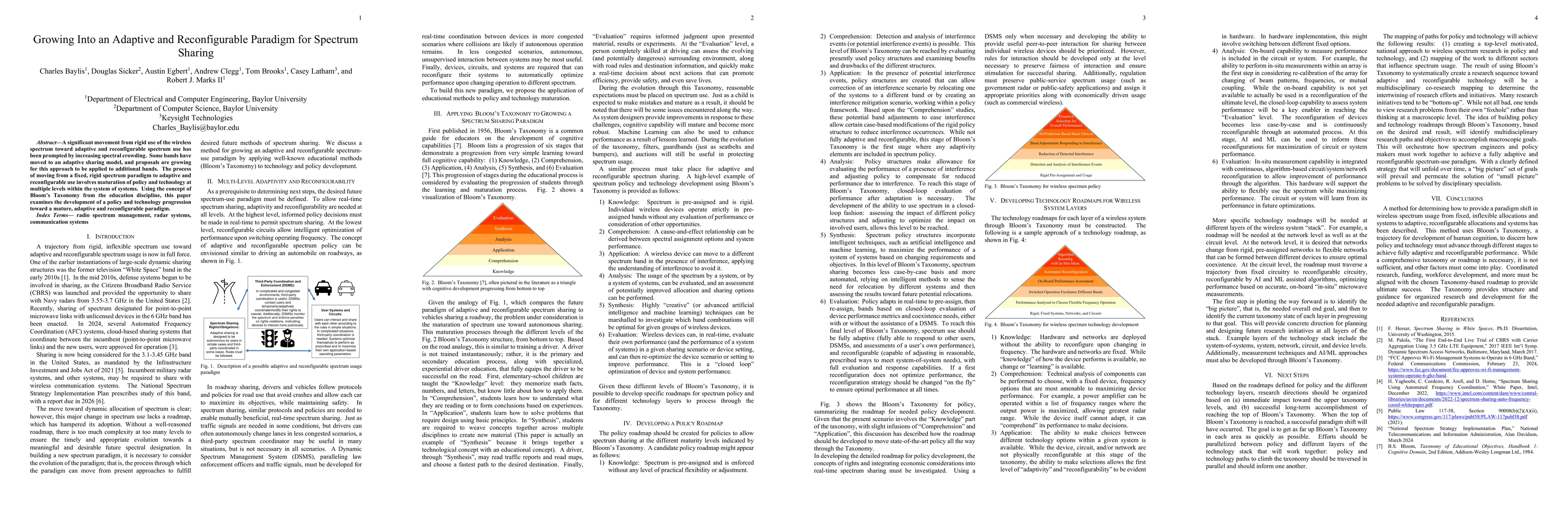 Thumbnail for Growing Into an Adaptive and Reconfigurable Paradigm for Spectrum
  Sharing