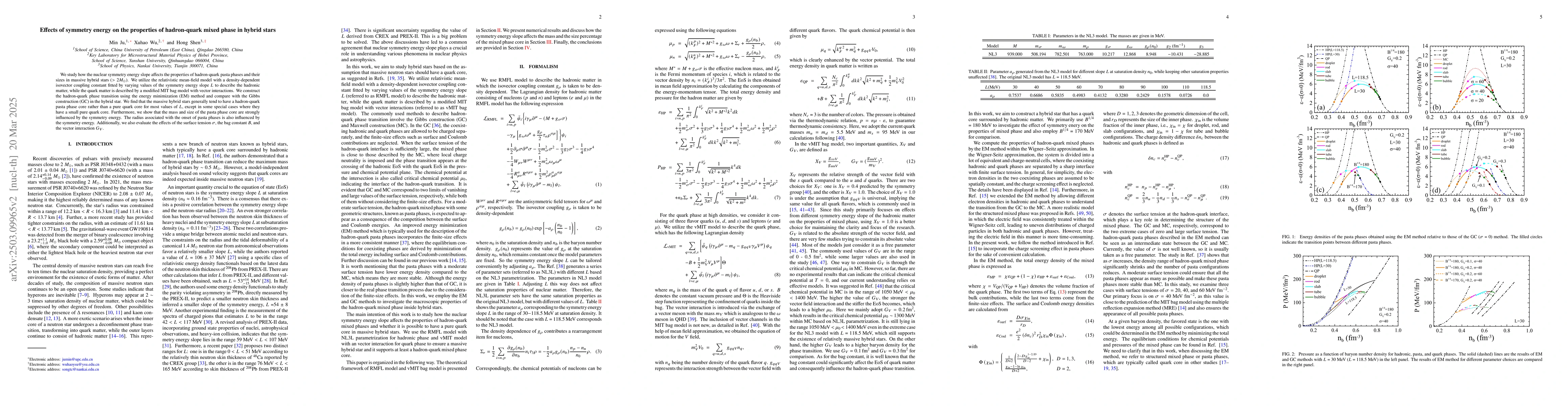 Thumbnail for Effects of symmetry energy on the properties of hadron-quark mixed phase
  in hybrid stars
