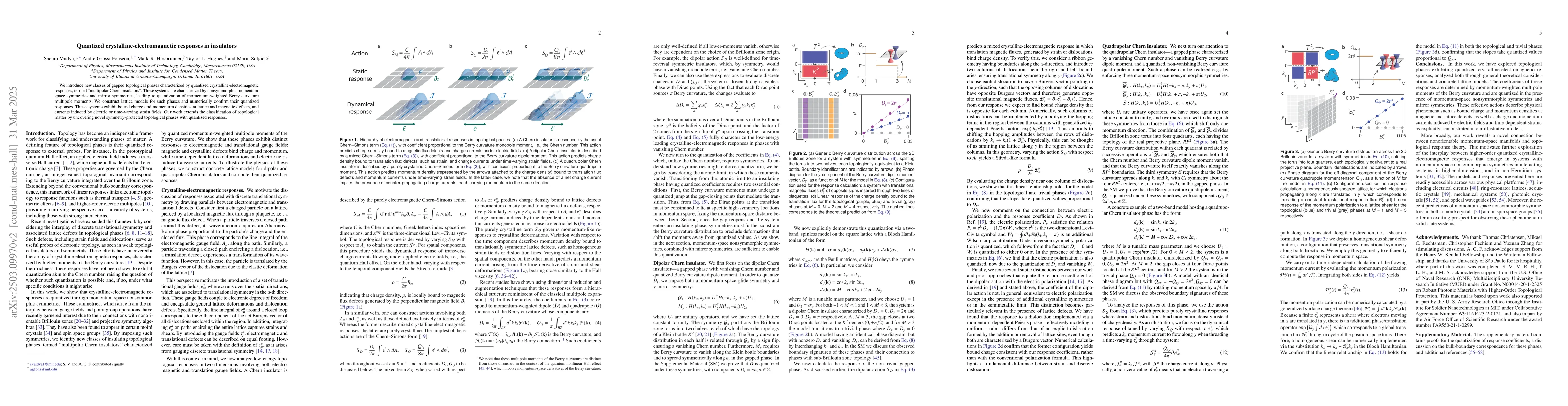 Thumbnail for Quantized crystalline-electromagnetic responses in insulators