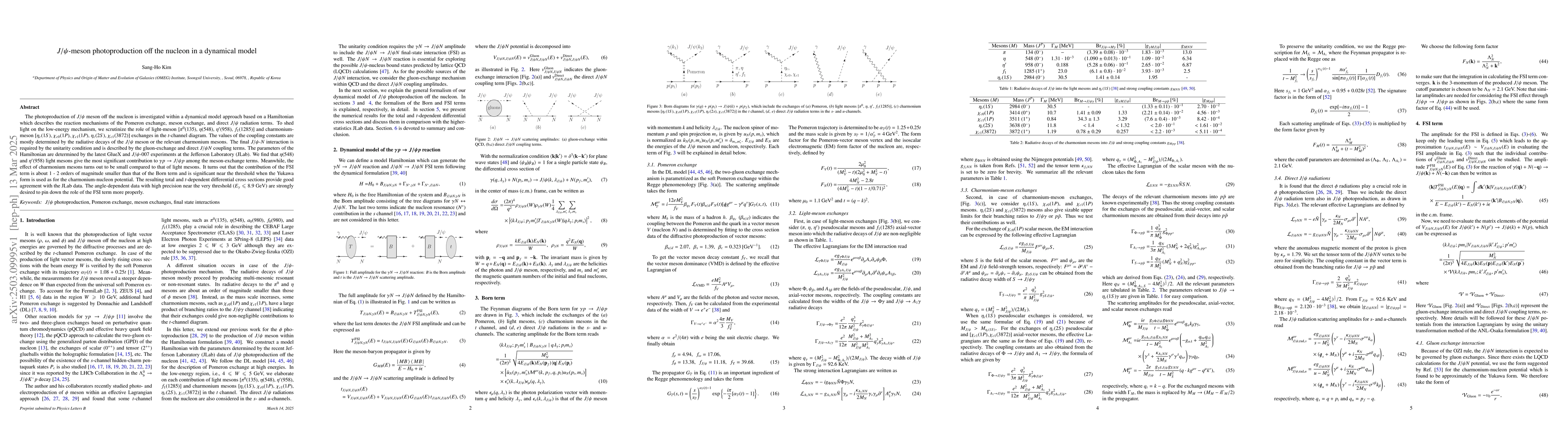 Thumbnail for $J/ψ$-meson photoproduction off the nucleon in a dynamical model