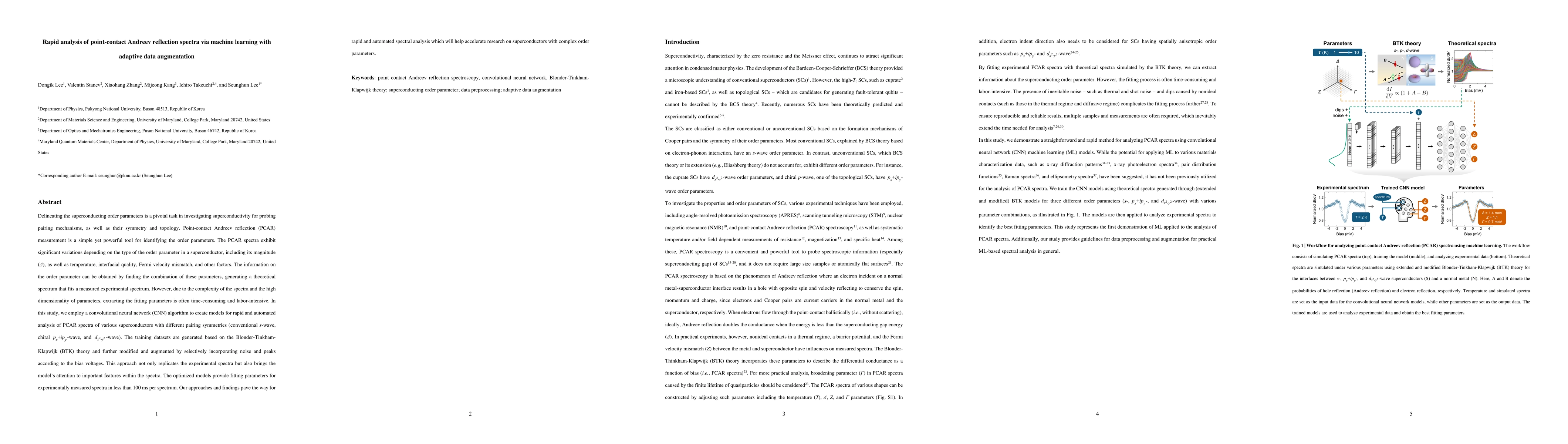 Thumbnail for Rapid analysis of point-contact Andreev reflection spectra via machine
  learning with adaptive data augmentation