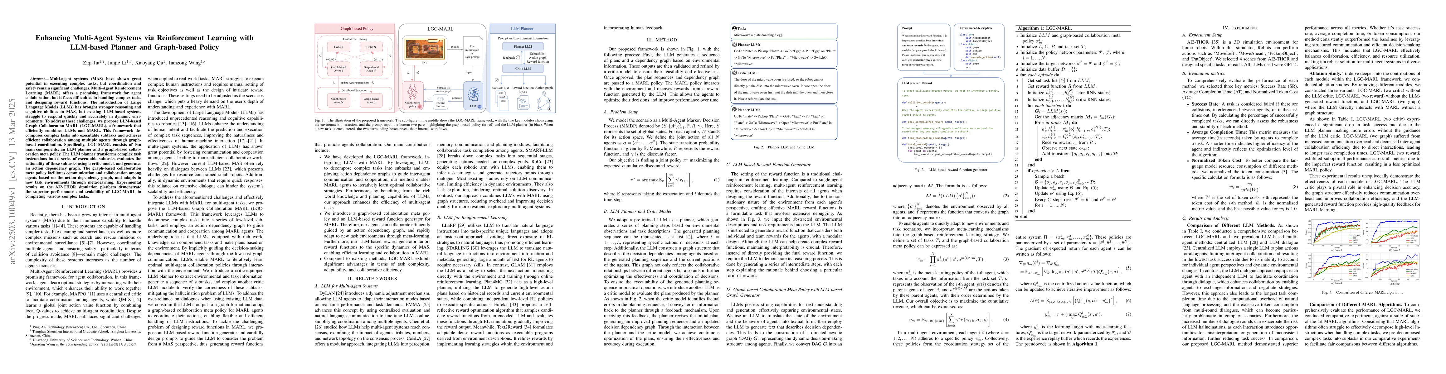 Thumbnail for Enhancing Multi-Agent Systems via Reinforcement Learning with LLM-based
  Planner and Graph-based Policy