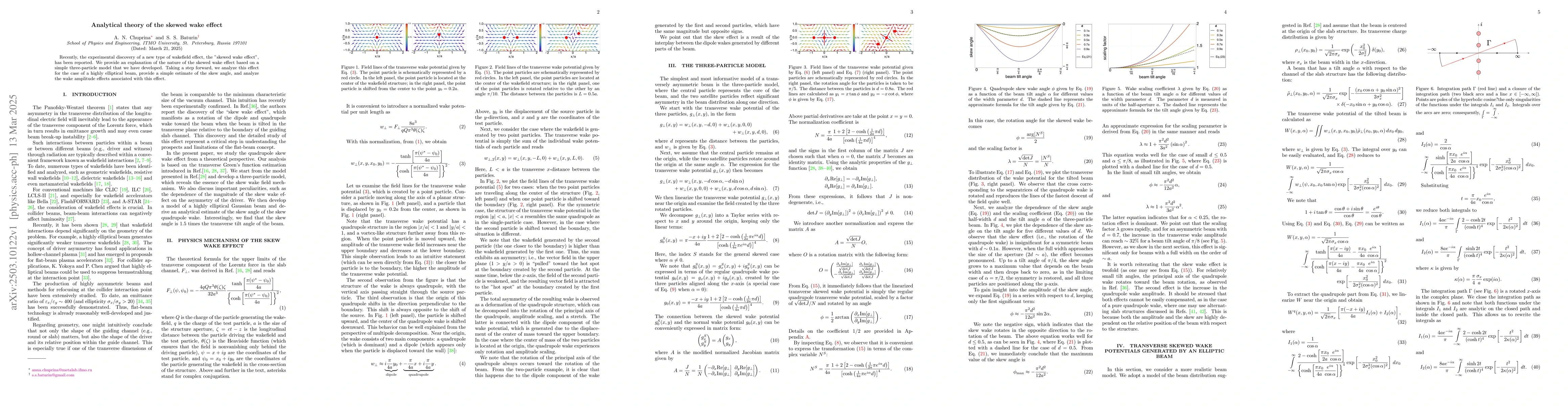 Thumbnail for Analytical theory of the skewed wake effect