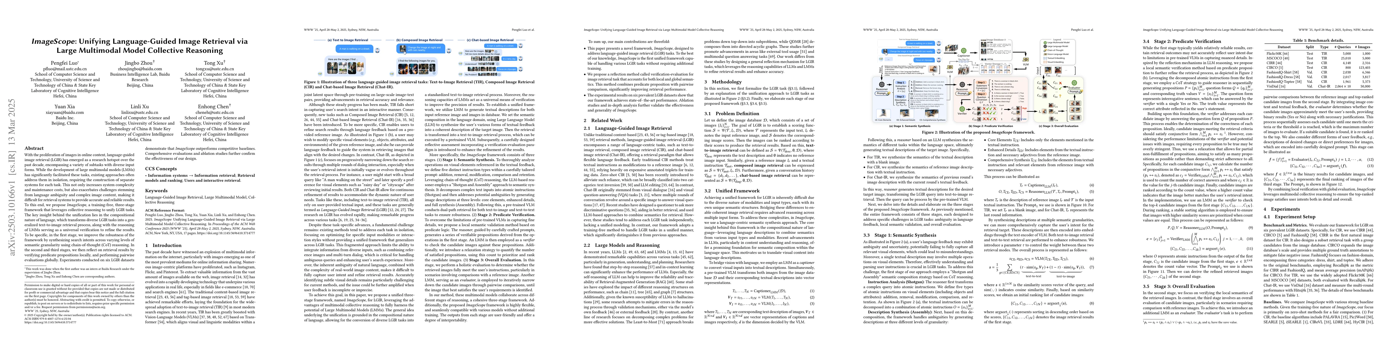 Thumbnail for ImageScope: Unifying Language-Guided Image Retrieval via Large
  Multimodal Model Collective Reasoning