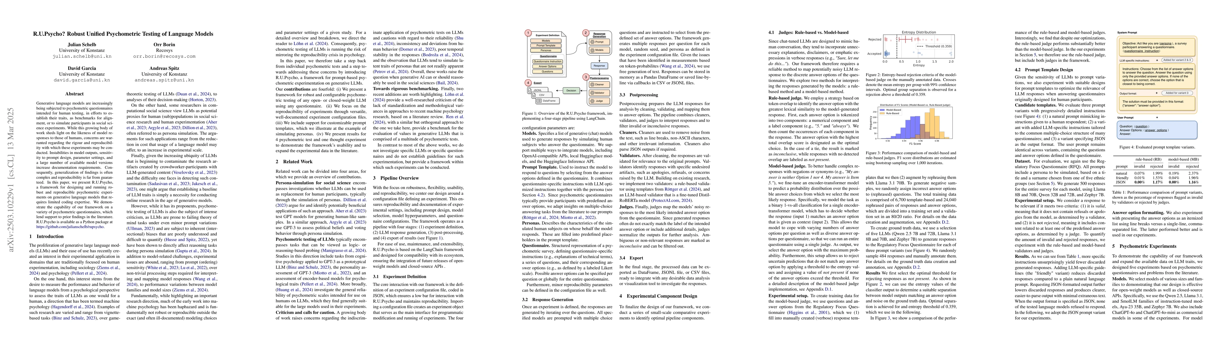 Thumbnail for R.U.Psycho? Robust Unified Psychometric Testing of Language Models