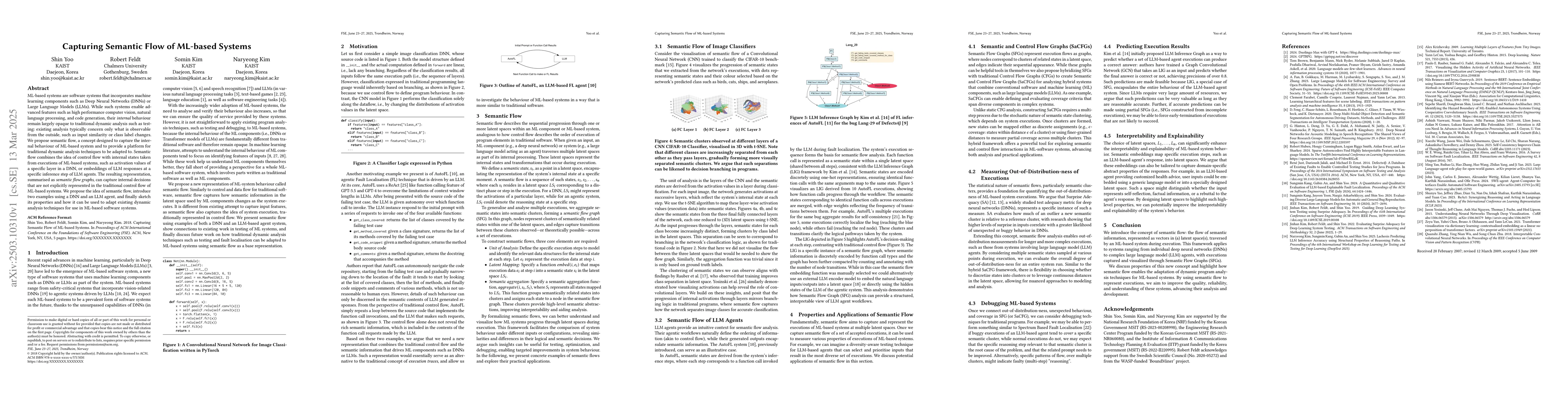 Thumbnail for Capturing Semantic Flow of ML-based Systems