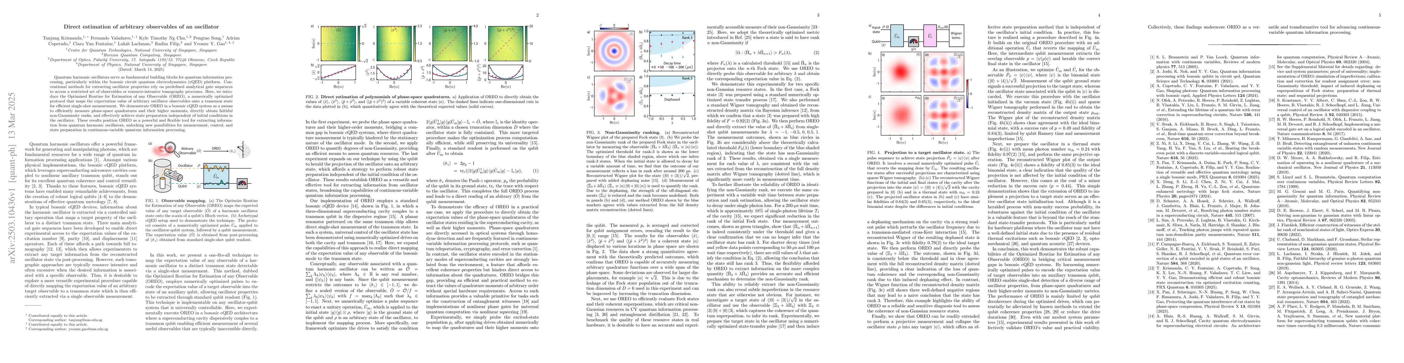 Thumbnail for Direct estimation of arbitrary observables of an oscillator