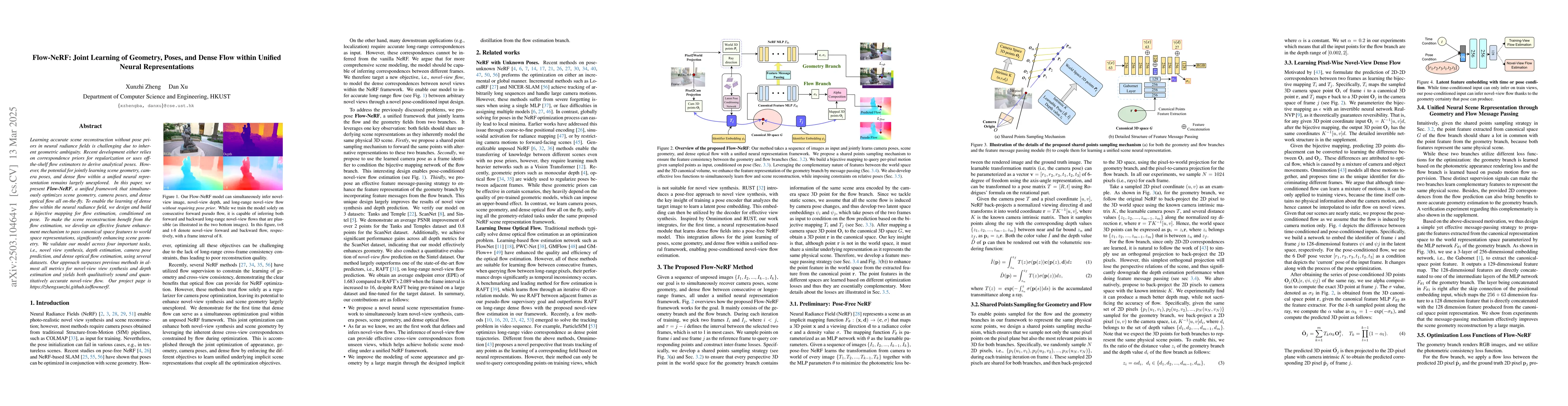 Thumbnail for Flow-NeRF: Joint Learning of Geometry, Poses, and Dense Flow within
  Unified Neural Representations