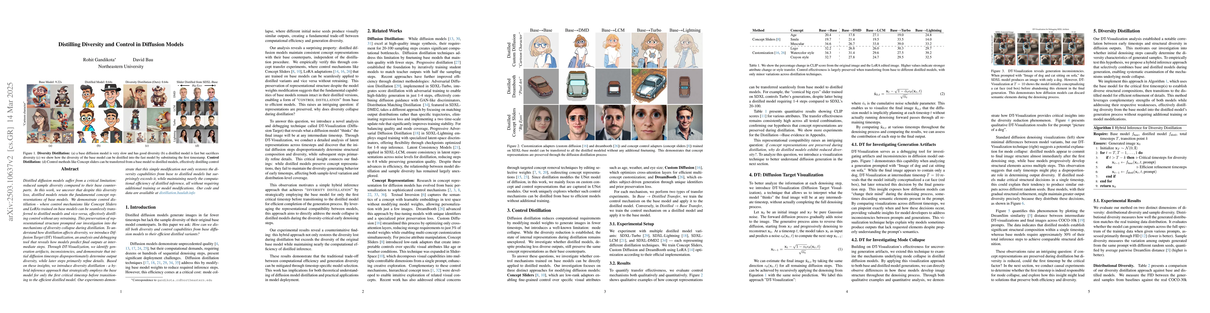 Thumbnail for Distilling Diversity and Control in Diffusion Models