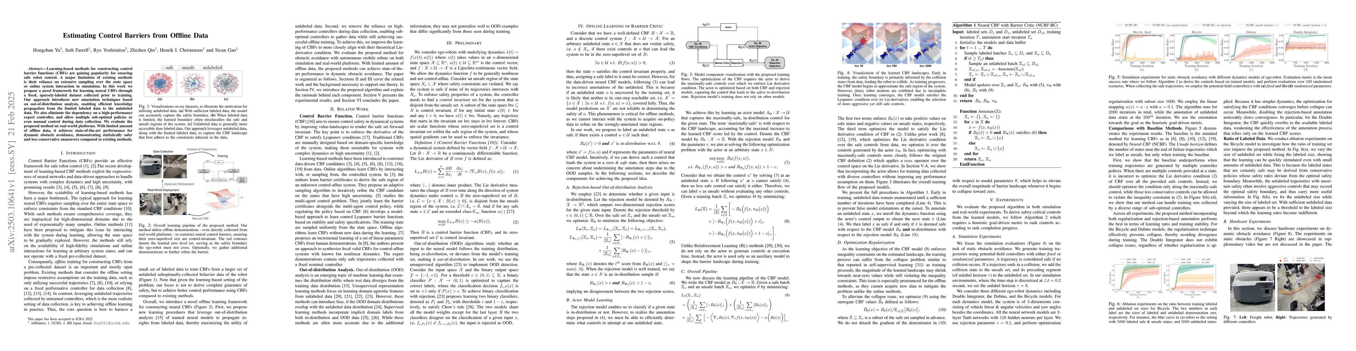Thumbnail for Estimating Control Barriers from Offline Data