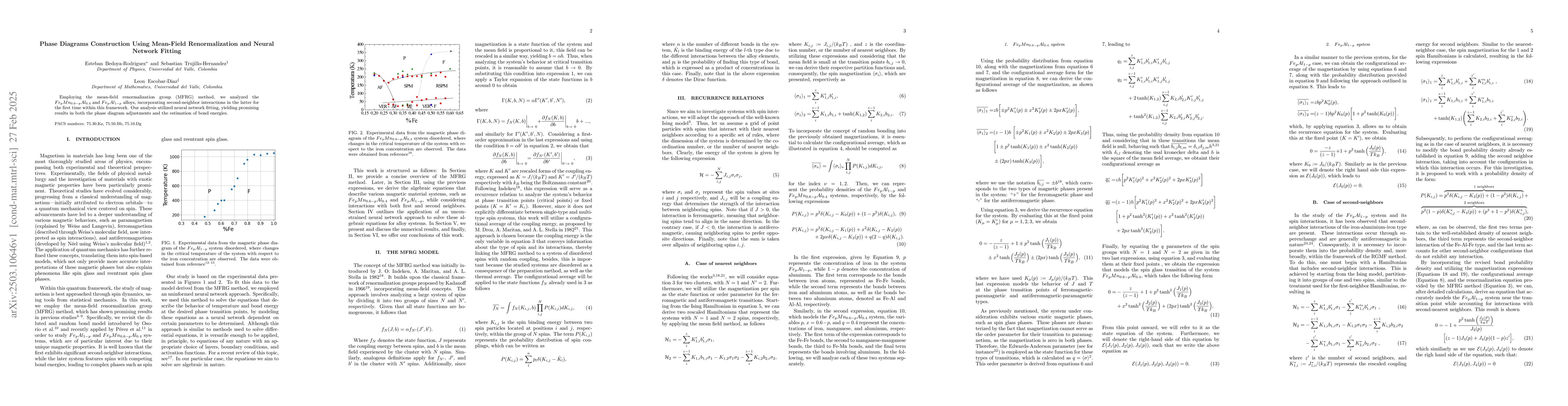 Thumbnail for Phase Diagrams Construction Using Mean-Field Renormalization and Neural
  Network Fitting