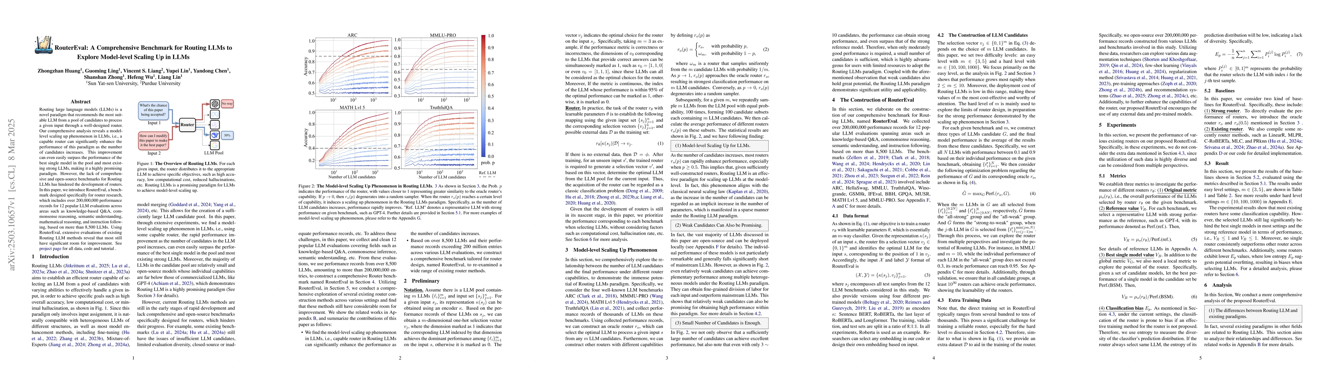 Thumbnail for RouterEval: A Comprehensive Benchmark for Routing LLMs to Explore
  Model-level Scaling Up in LLMs