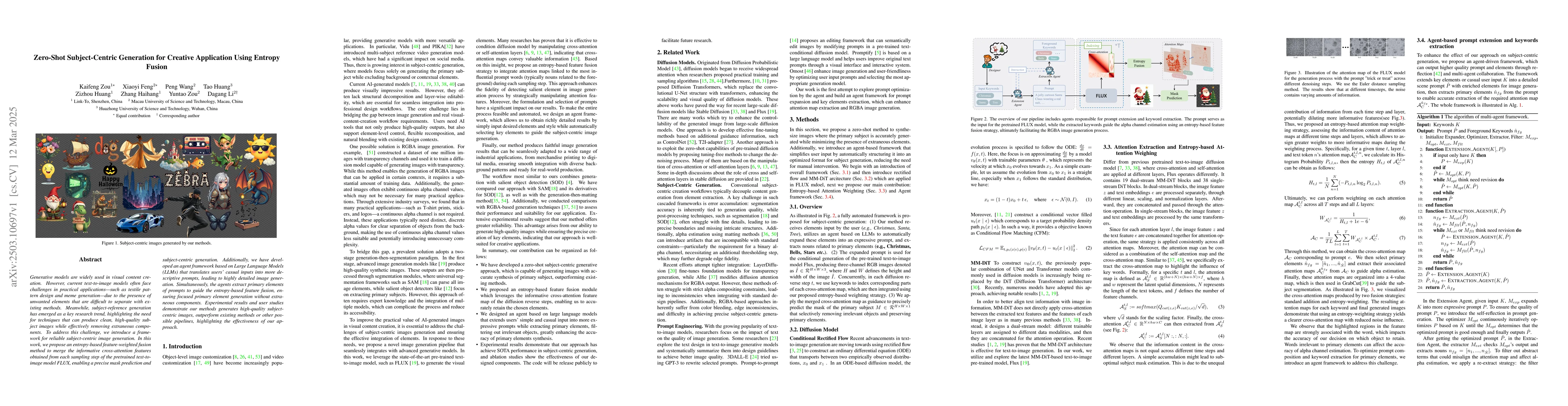 Thumbnail for Zero-Shot Subject-Centric Generation for Creative Application Using
  Entropy Fusion