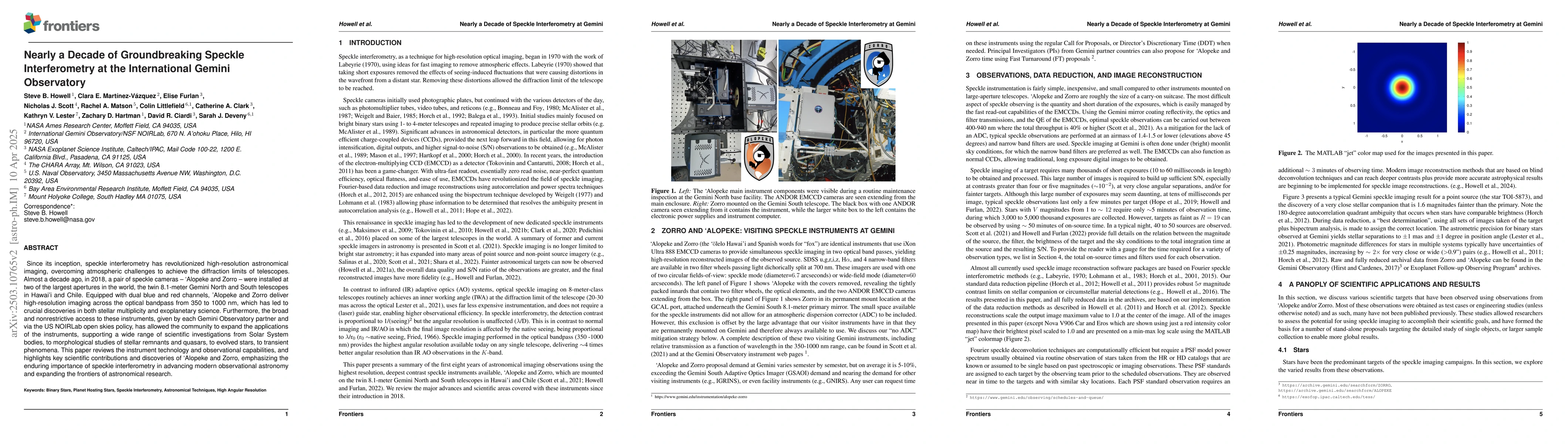 Thumbnail for Nearly a Decade of Groundbreaking Speckle Interferometry at the
  International Gemini Observatory