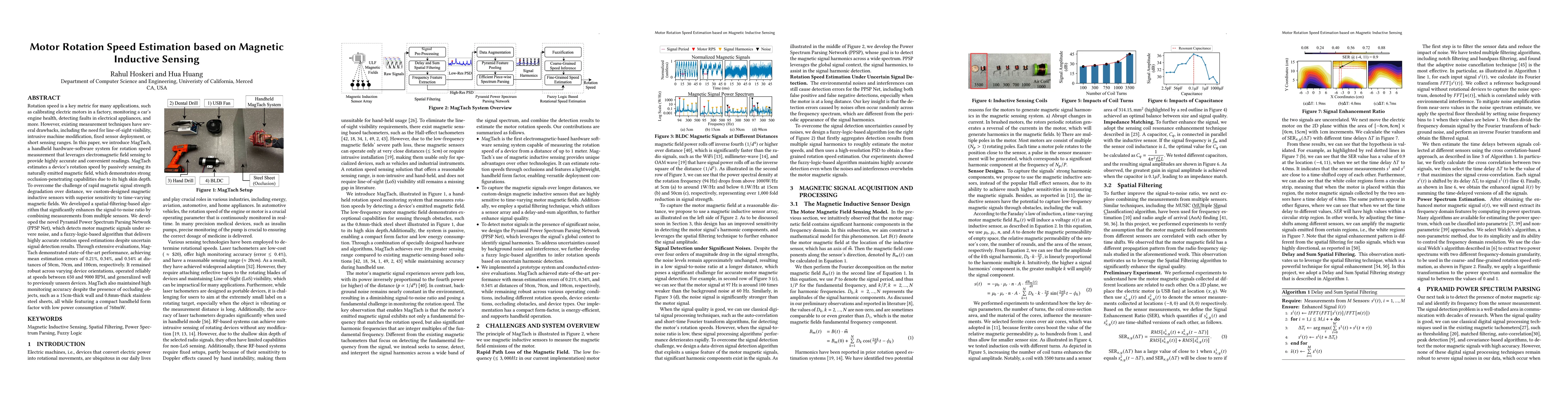 Thumbnail for Motor Rotation Speed Estimation based on Magnetic Inductive Sensing
