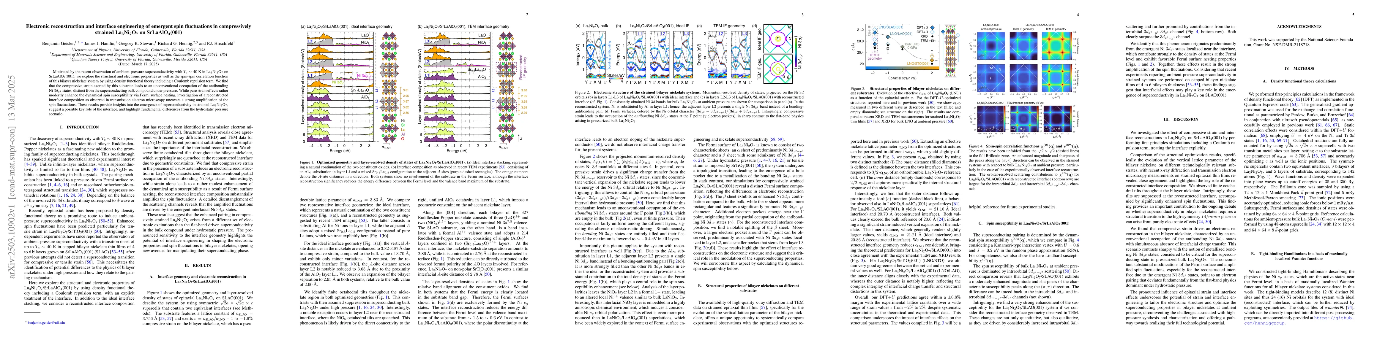 Thumbnail for Electronic reconstruction and interface engineering of emergent spin
  fluctuations in compressively strained La$_3$Ni$_2$O$_7$ on SrLaAlO$_4$(001)