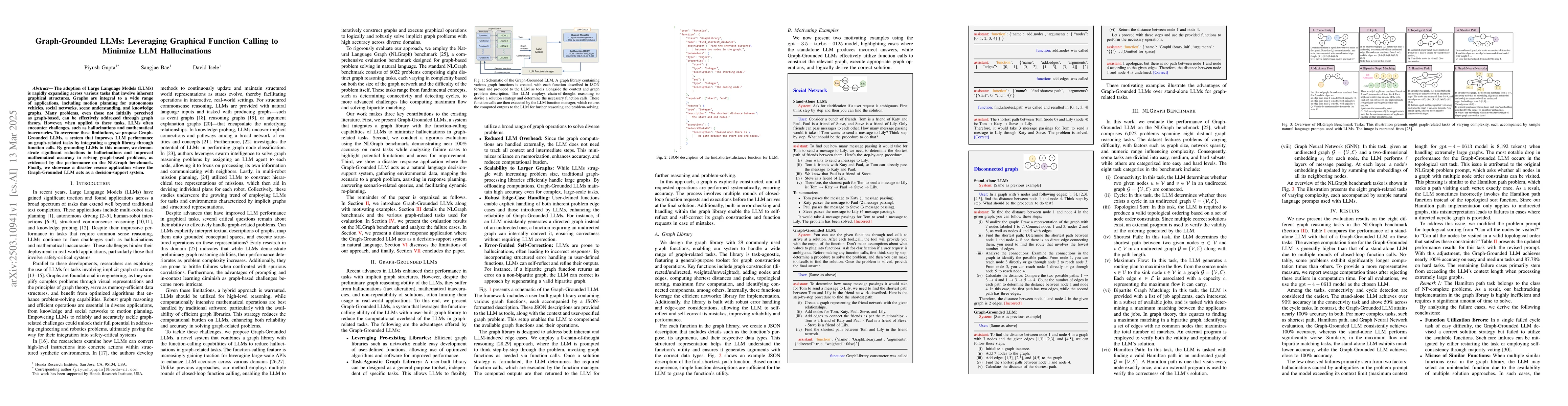 Thumbnail for Graph-Grounded LLMs: Leveraging Graphical Function Calling to Minimize
  LLM Hallucinations