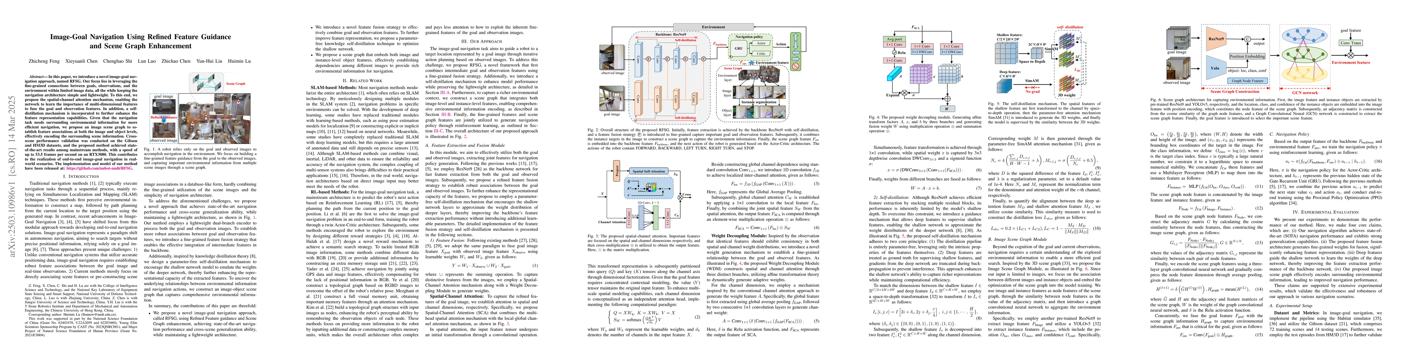 Thumbnail for Image-Goal Navigation Using Refined Feature Guidance and Scene Graph
  Enhancement