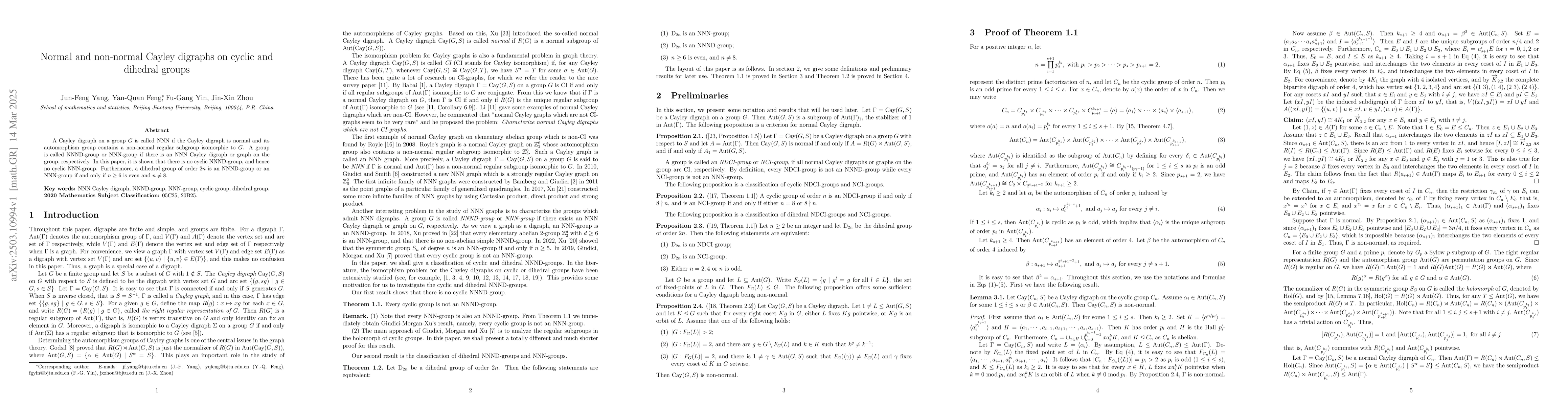 Thumbnail for Normal and non-normal Cayley digraphs on cyclic and dihedral groups