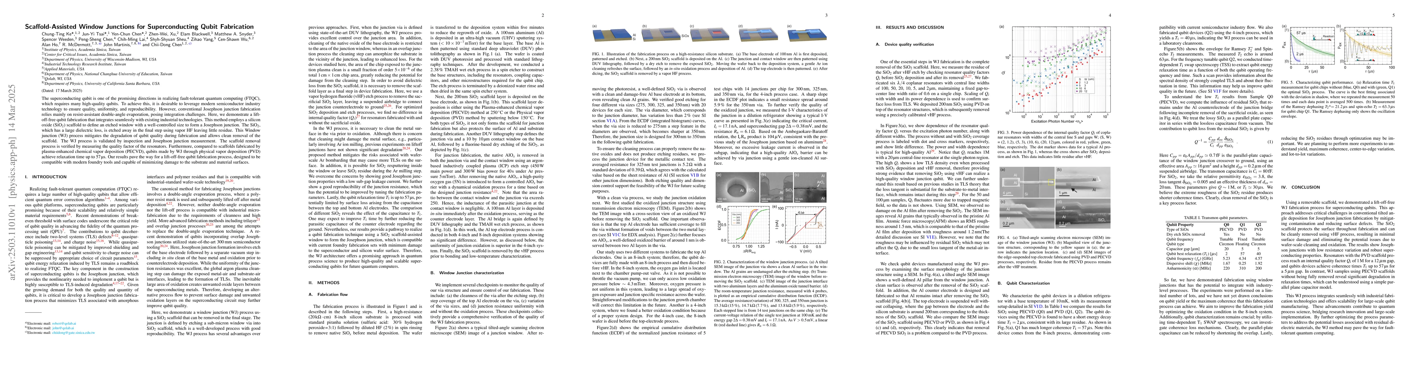 Thumbnail for Scaffold-Assisted Window Junctions for Superconducting Qubit Fabrication