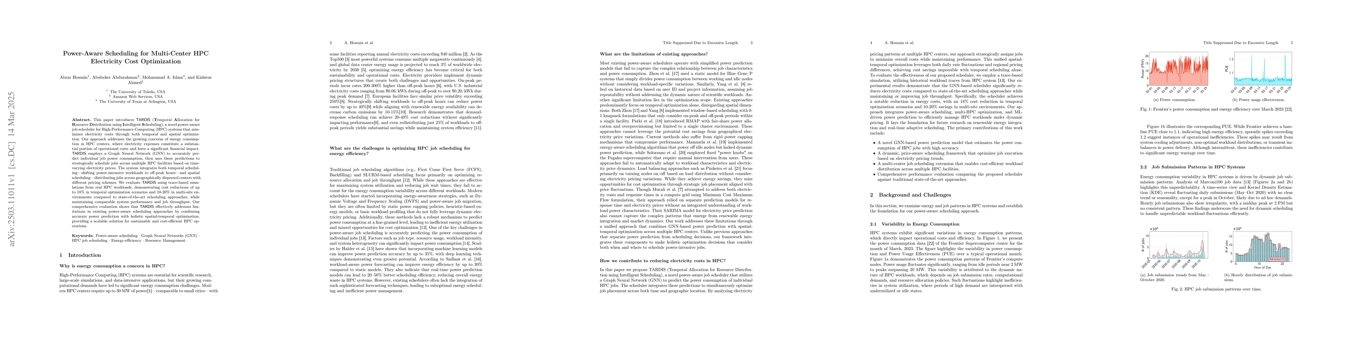 Thumbnail for Power-Aware Scheduling for Multi-Center HPC Electricity Cost
  Optimization