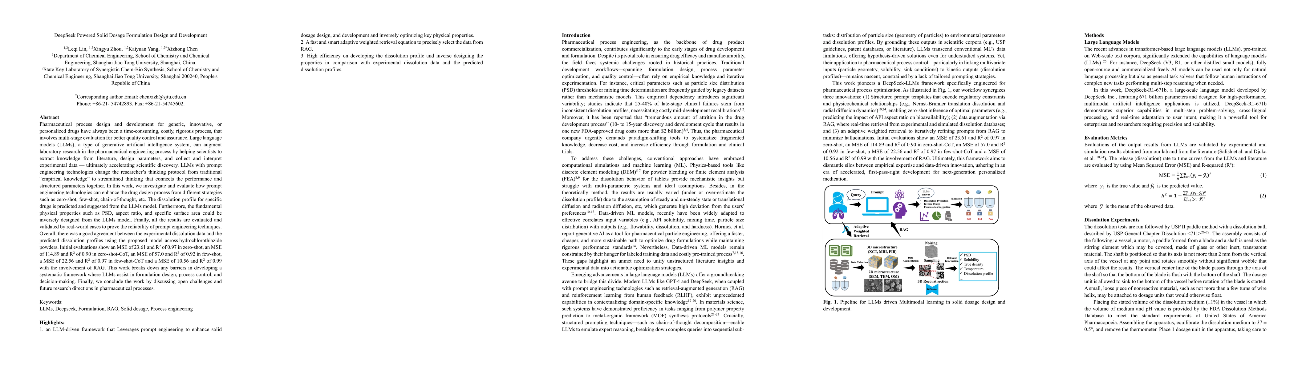 Thumbnail for DeepSeek Powered Solid Dosage Formulation Design and Development