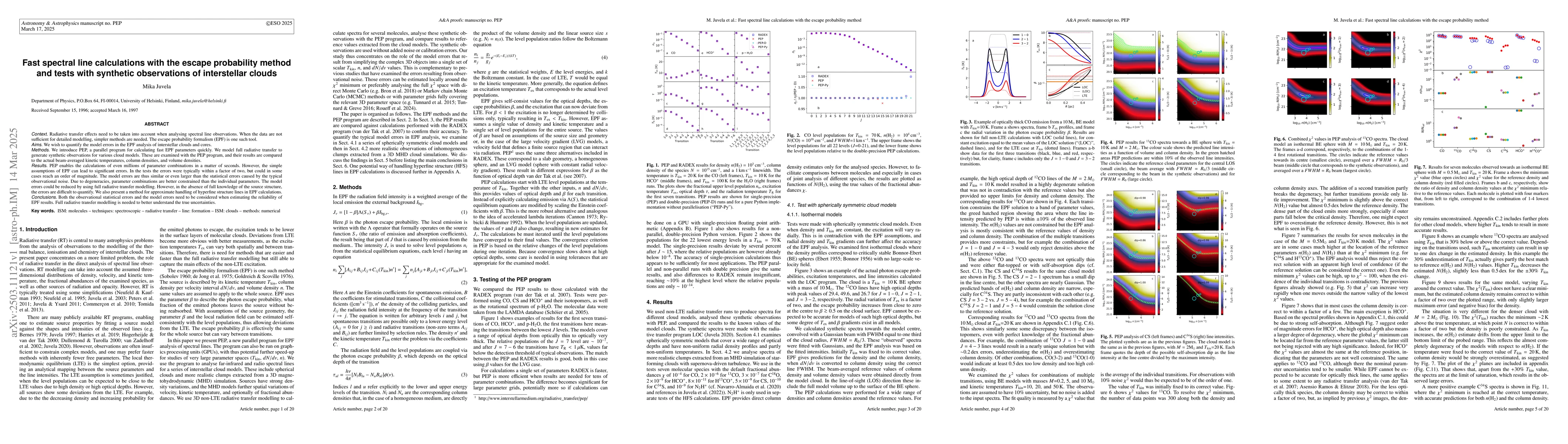 Thumbnail for Fast spectral line calculations with the escape probability method and
  tests with synthetic observations of interstellar clouds