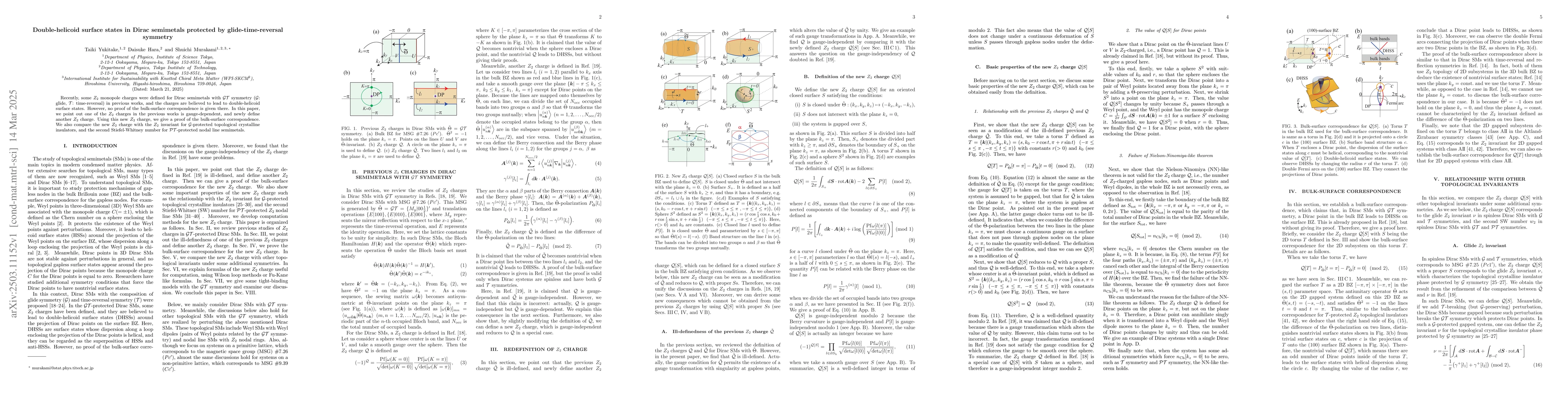 Thumbnail for Double-helicoid surface states in Dirac semimetals protected by
  glide-time-reversal symmetry