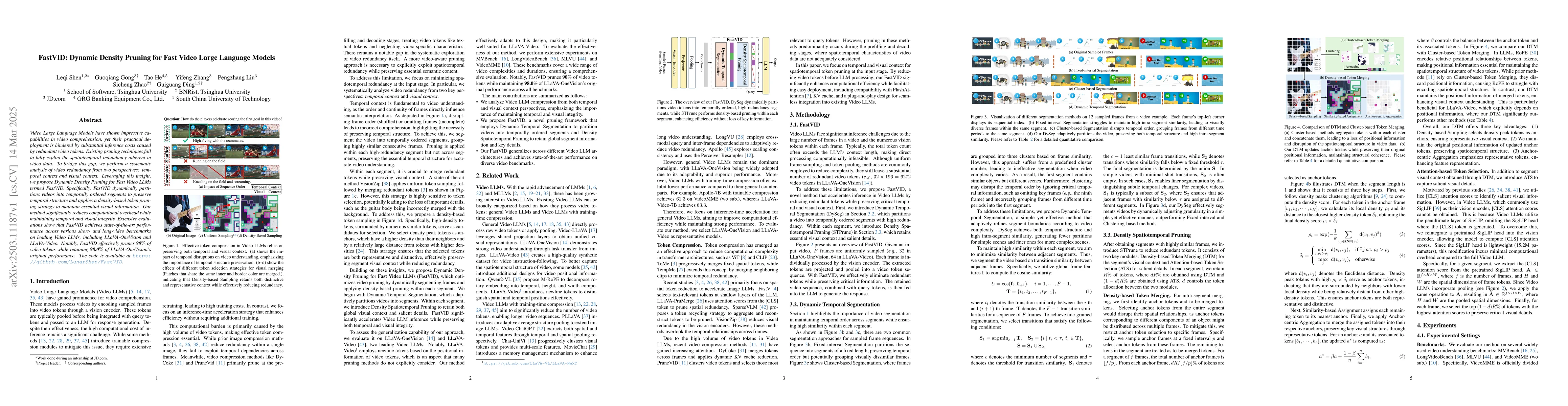 Thumbnail for FastVID: Dynamic Density Pruning for Fast Video Large Language Models