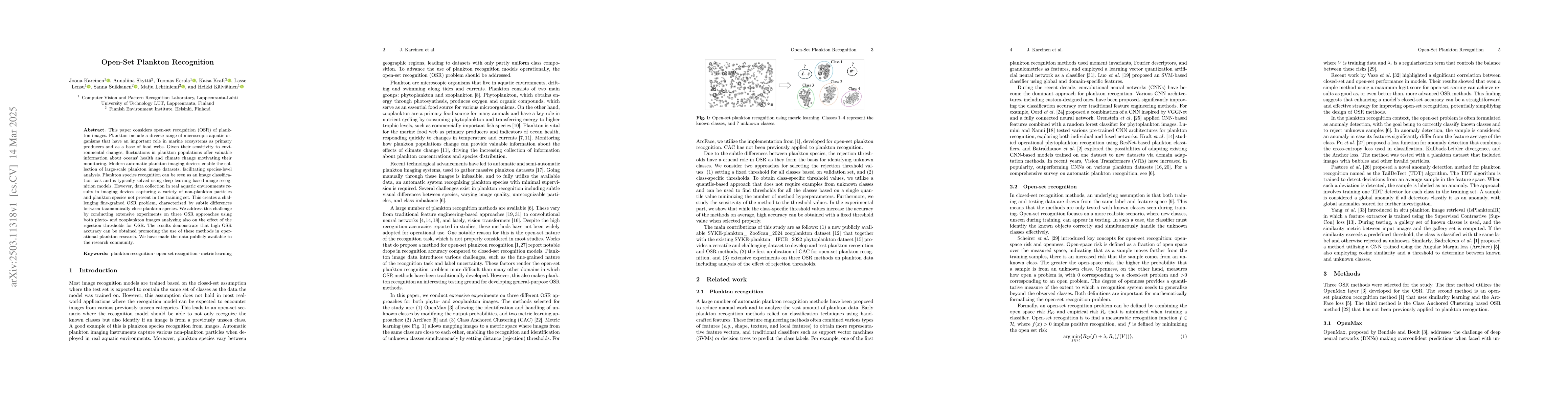Thumbnail for Open-Set Plankton Recognition