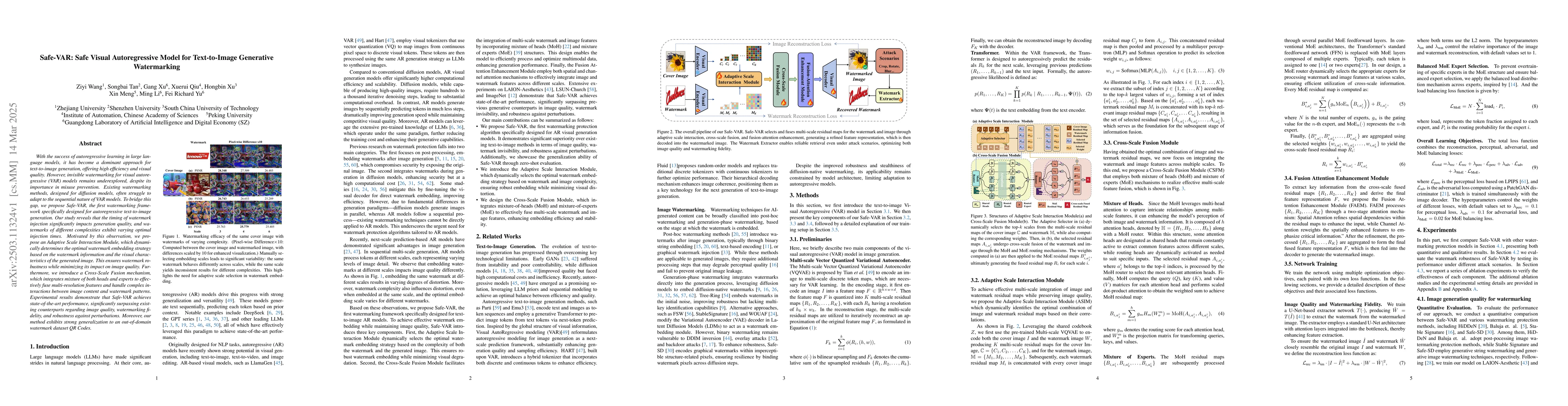Thumbnail for Safe-VAR: Safe Visual Autoregressive Model for Text-to-Image Generative
  Watermarking