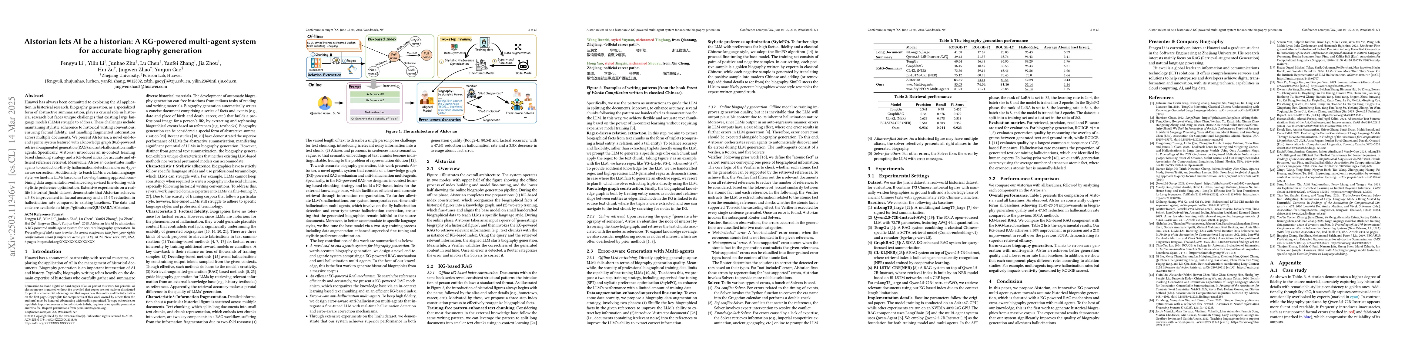 Thumbnail for AIstorian lets AI be a historian: A KG-powered multi-agent system for
  accurate biography generation