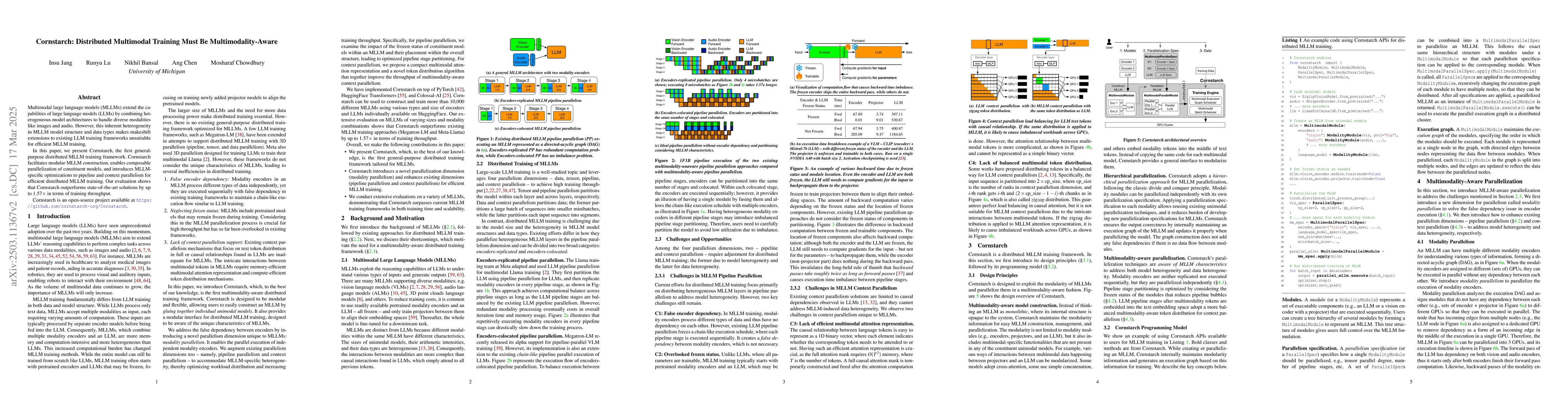 Thumbnail for Cornstarch: Distributed Multimodal Training Must Be Multimodality-Aware