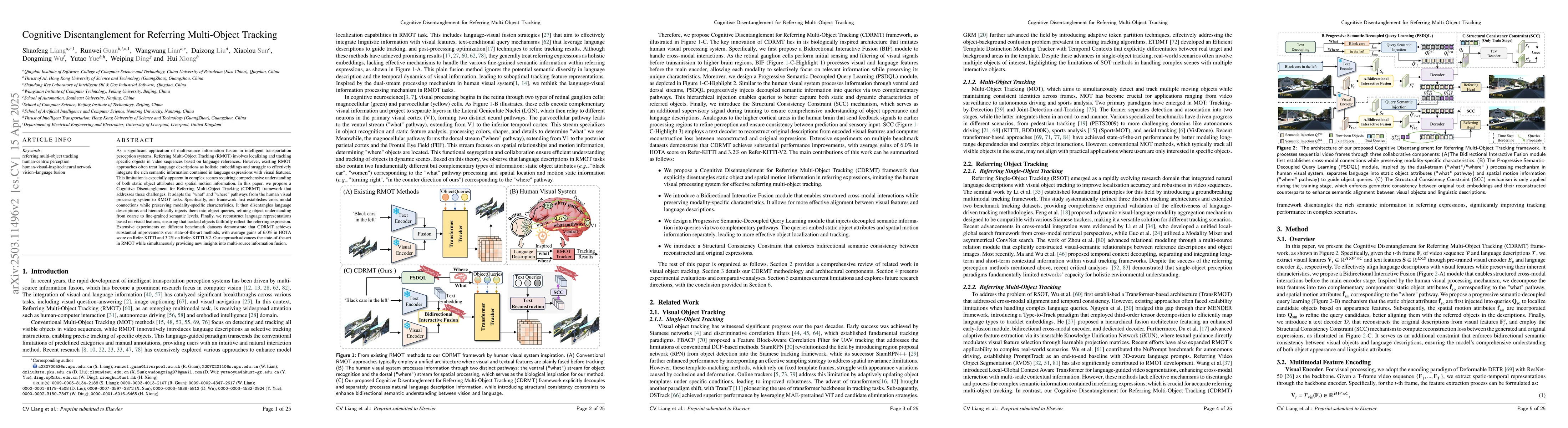 Thumbnail for Cognitive Disentanglement for Referring Multi-Object Tracking