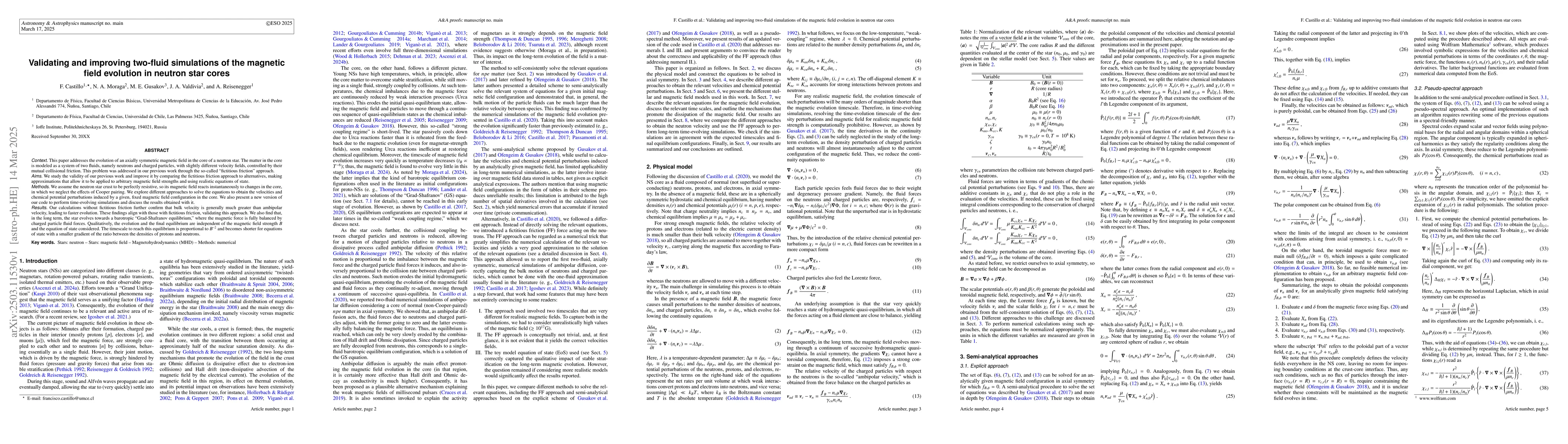 Thumbnail for Validating and improving two-fluid simulations of the magnetic field
  evolution in neutron star cores