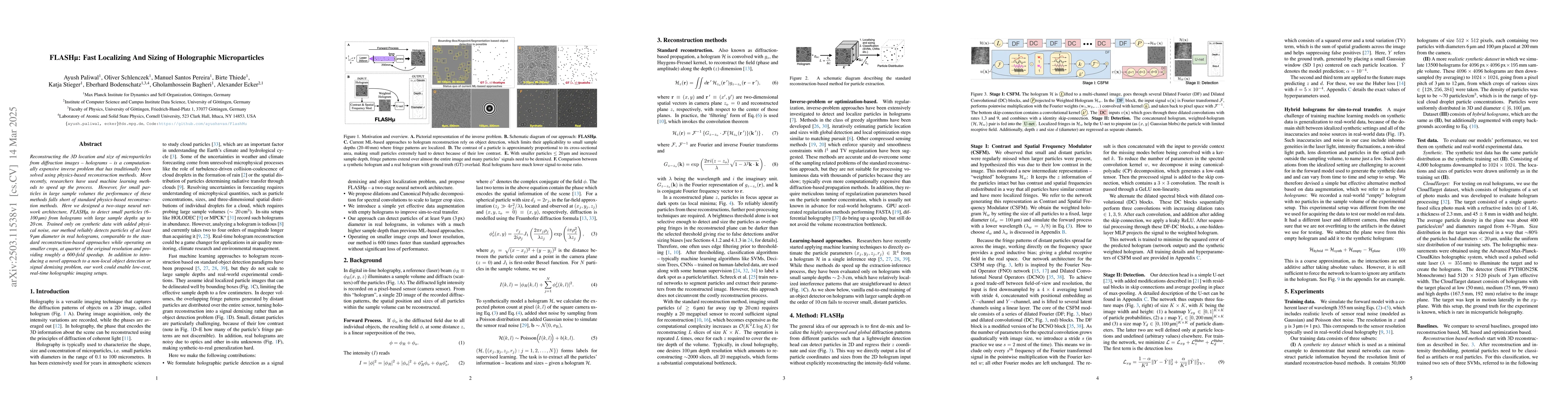 Thumbnail for FLASHμ: Fast Localizing And Sizing of Holographic Microparticles