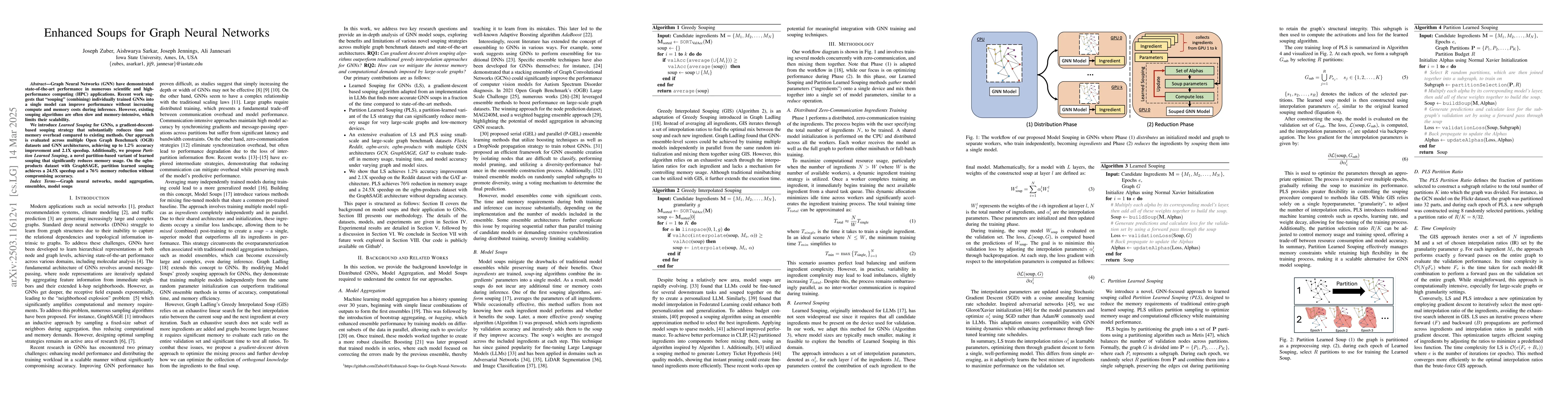 Thumbnail for Enhanced Soups for Graph Neural Networks
