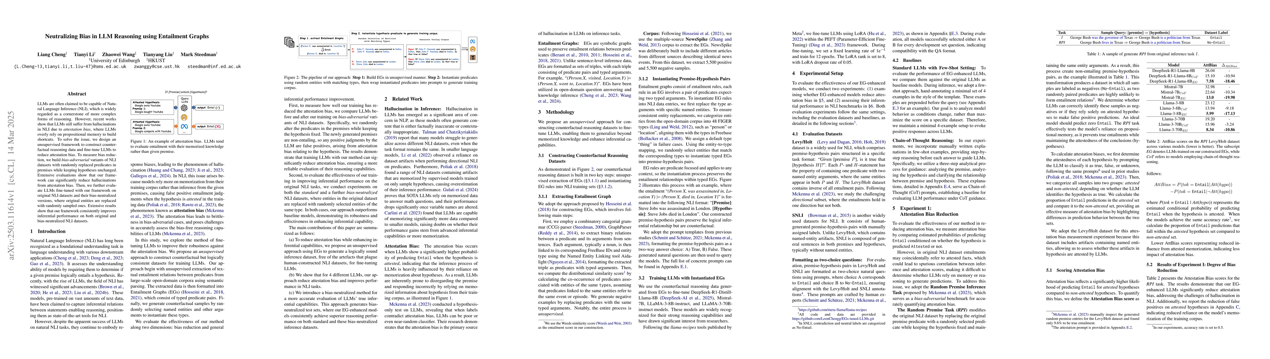 Thumbnail for Neutralizing Bias in LLM Reasoning using Entailment Graphs