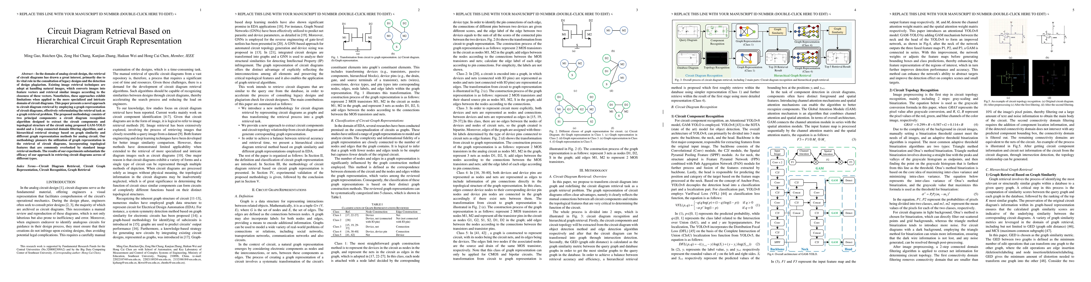 Thumbnail for Circuit Diagram Retrieval Based on Hierarchical Circuit Graph
  Representation