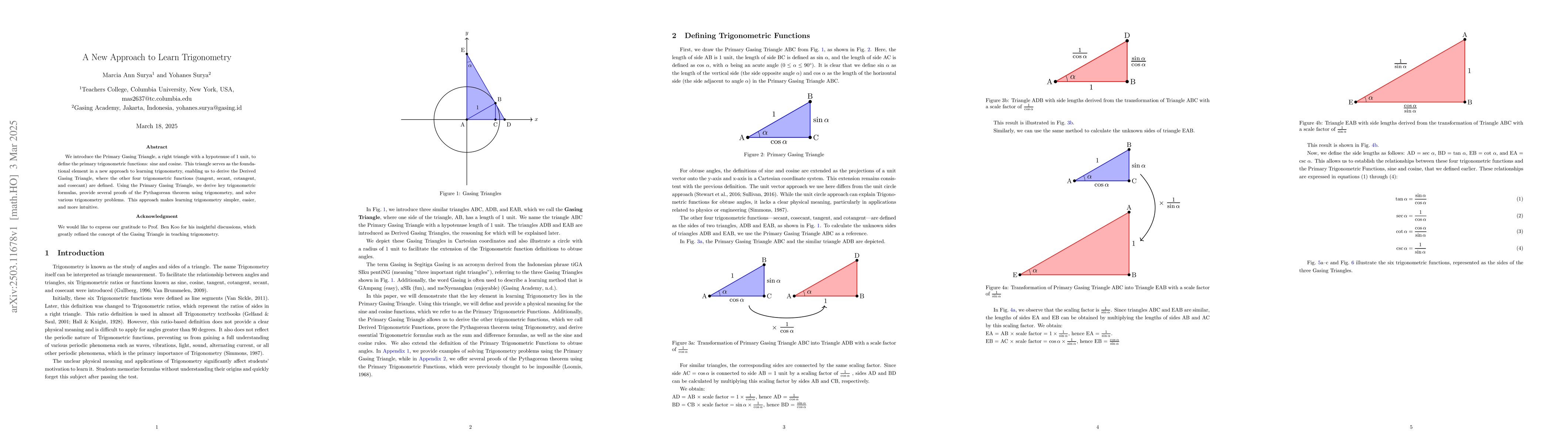 Thumbnail for A New Approach to Learn Trigonometry