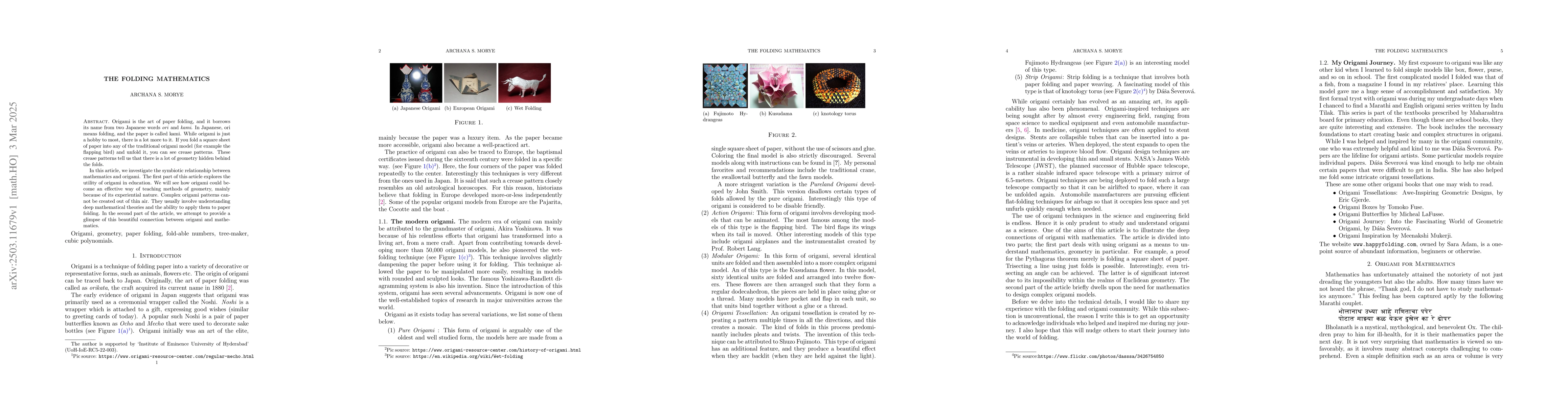 Thumbnail for The Folding Mathematics