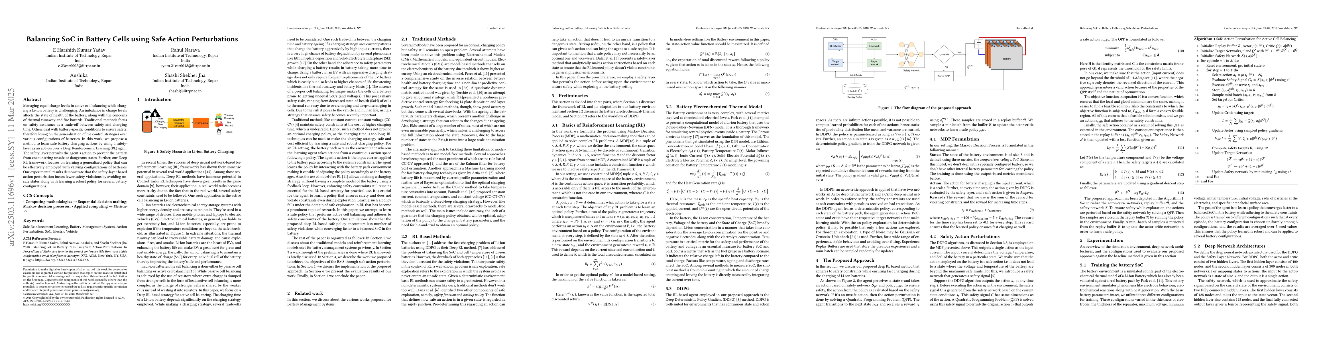 Thumbnail for Balancing SoC in Battery Cells using Safe Action Perturbations