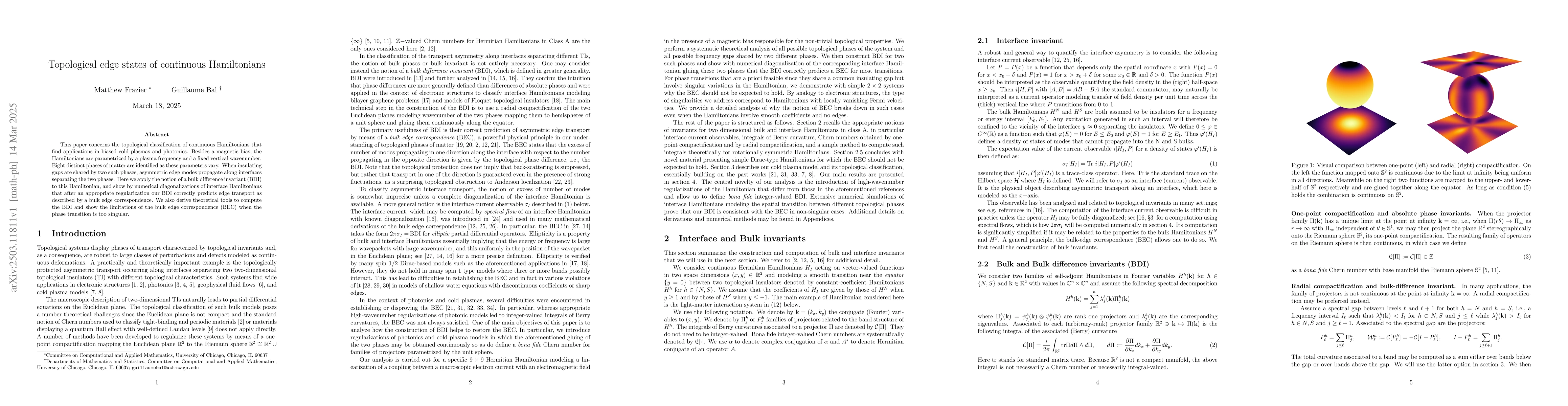 Thumbnail for Topological edge states of continuous Hamiltonians
