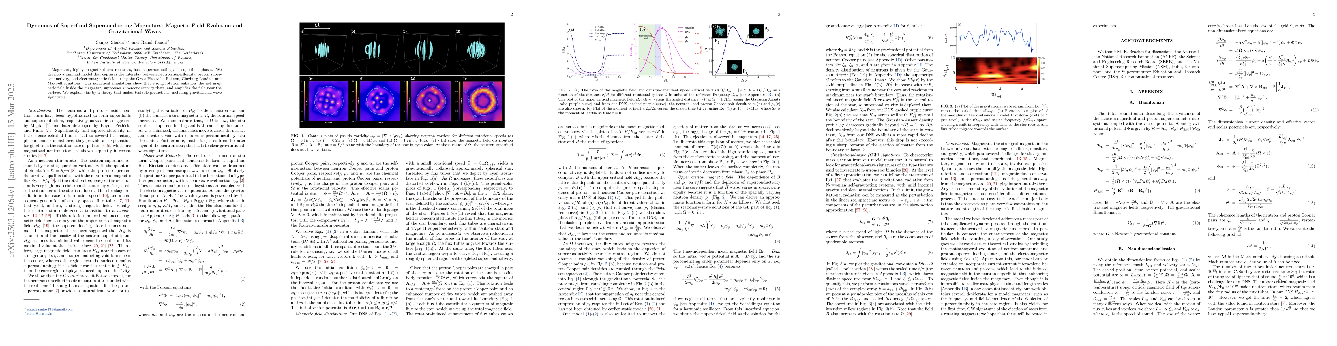 Thumbnail for Dynamics of Superfluid-Superconducting Magnetars: Magnetic Field
  Evolution and Gravitational Waves
