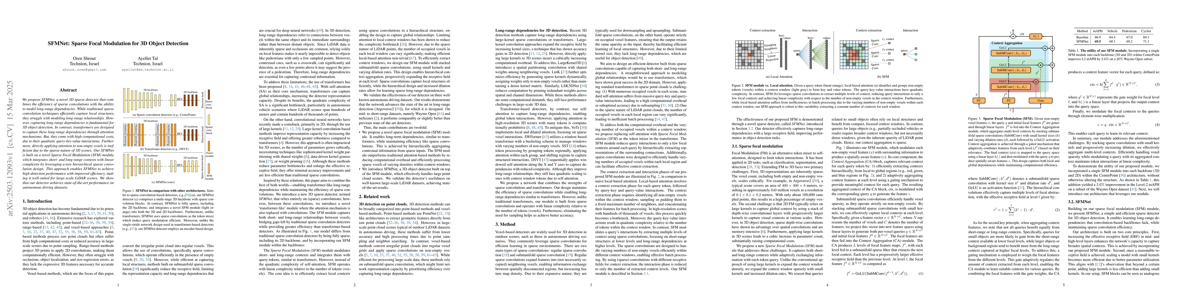 Thumbnail for SFMNet: Sparse Focal Modulation for 3D Object Detection