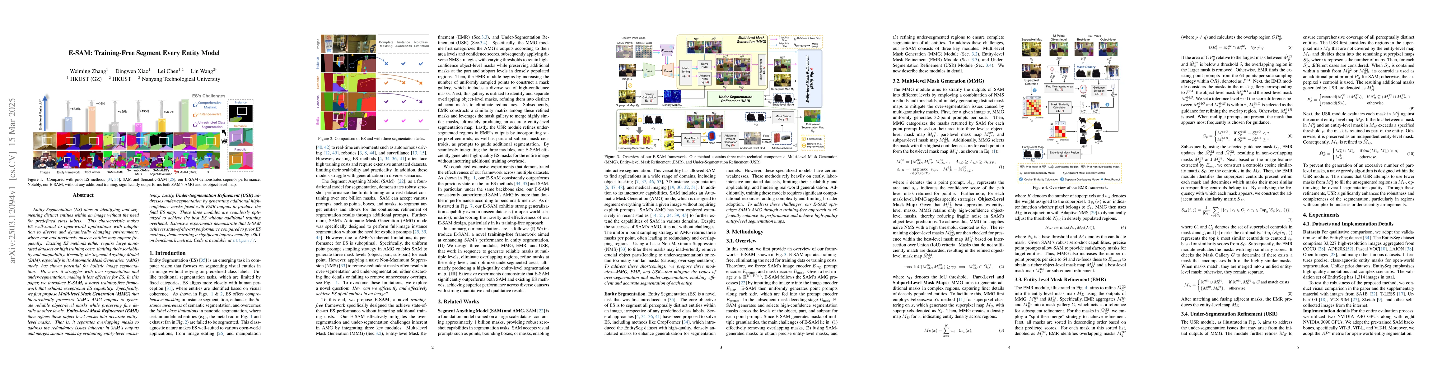 Thumbnail for E-SAM: Training-Free Segment Every Entity Model