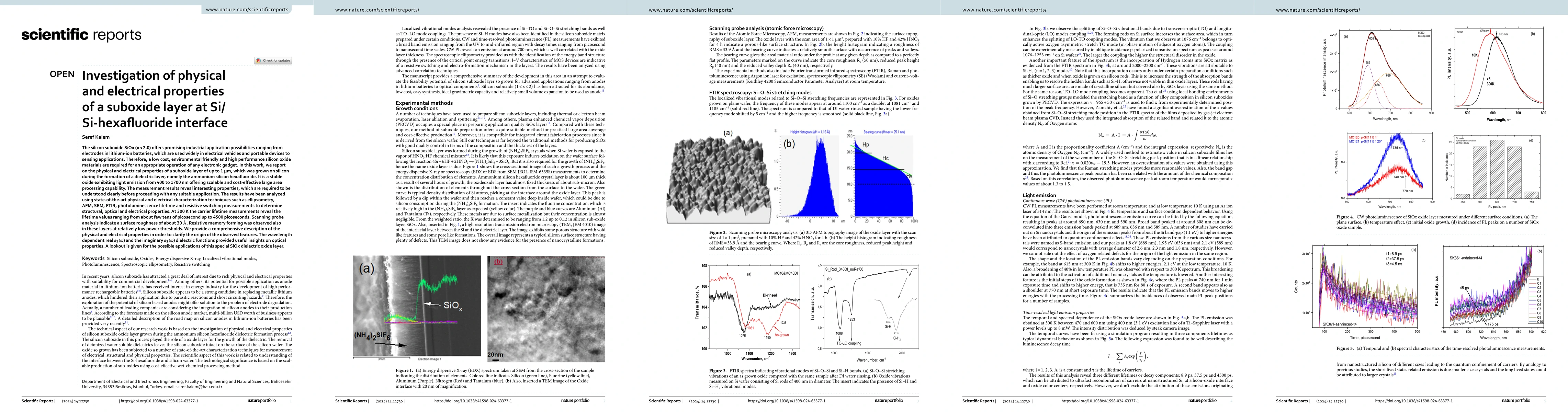 Thumbnail for Investigation of physical and electrical properties of a suboxide layer
  at Si/Si-hexafluoride interface