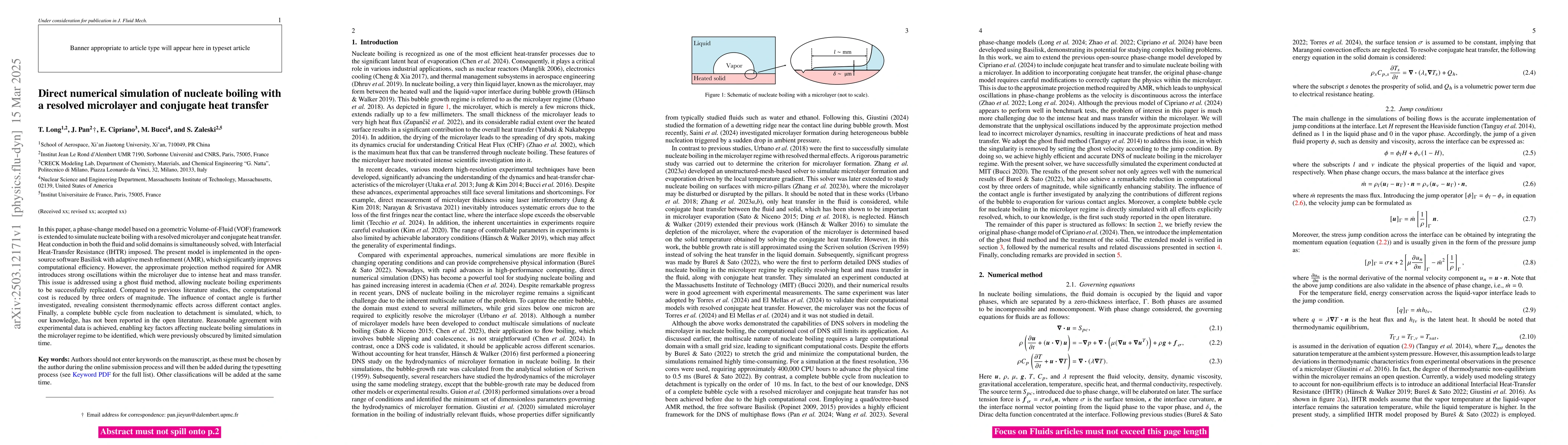 Thumbnail for Direct numerical simulation of nucleate boiling with a resolved
  microlayer and conjugate heat transfer